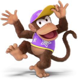 Screenshot de Diddy Kong en Super Smash Bros. Ultimate