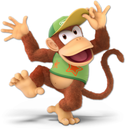 Screenshot de Diddy Kong en Super Smash Bros. Ultimate