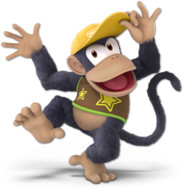 Screenshot de Diddy Kong en Super Smash Bros. Ultimate