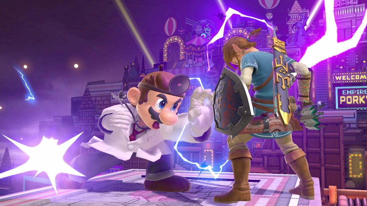 Screenshot de Dr. Mario en Super Smash Bros. Ultimate