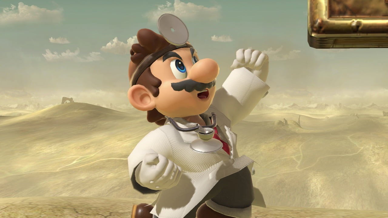 Screenshot de Dr. Mario en Super Smash Bros. Ultimate