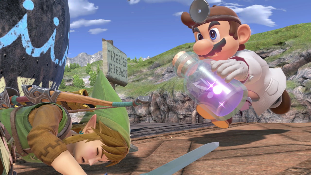 Screenshot de Dr. Mario en Super Smash Bros. Ultimate