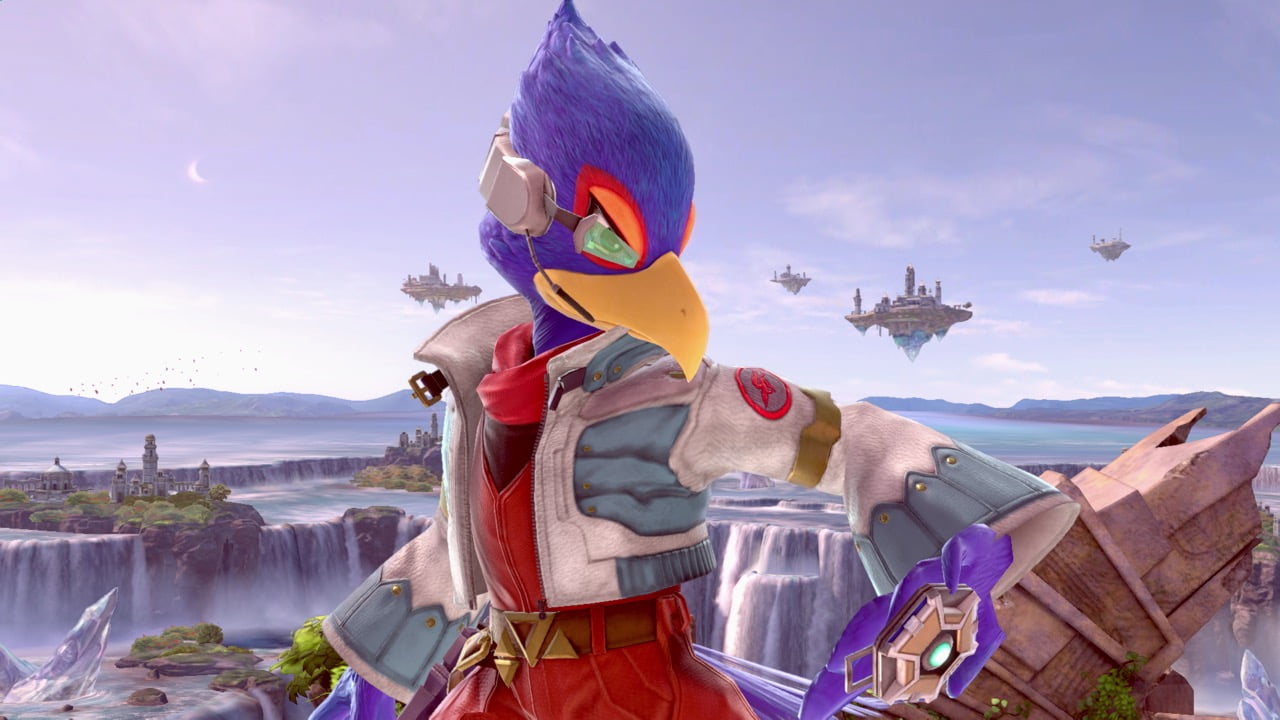 Screenshot de Falco en Super Smash Bros. Ultimate