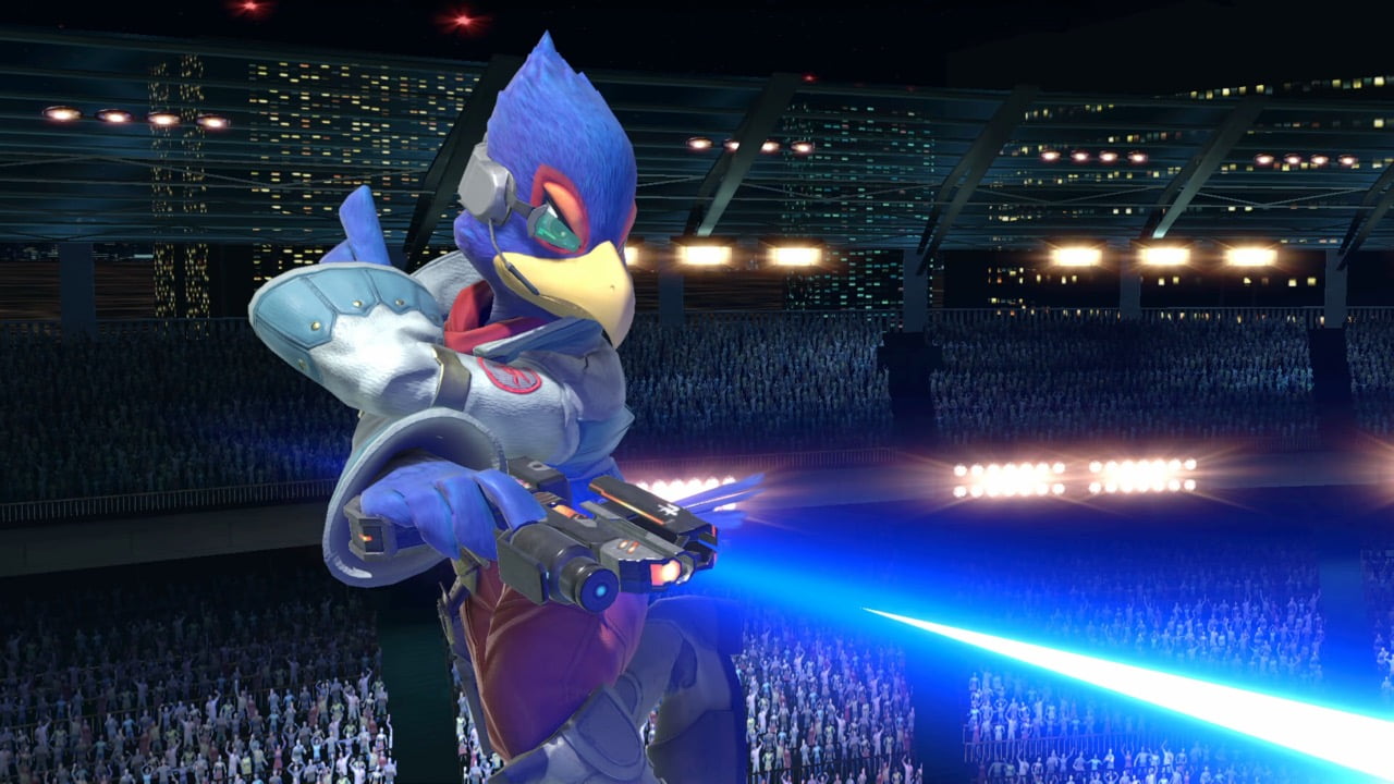 Screenshot de Falco en Super Smash Bros. Ultimate