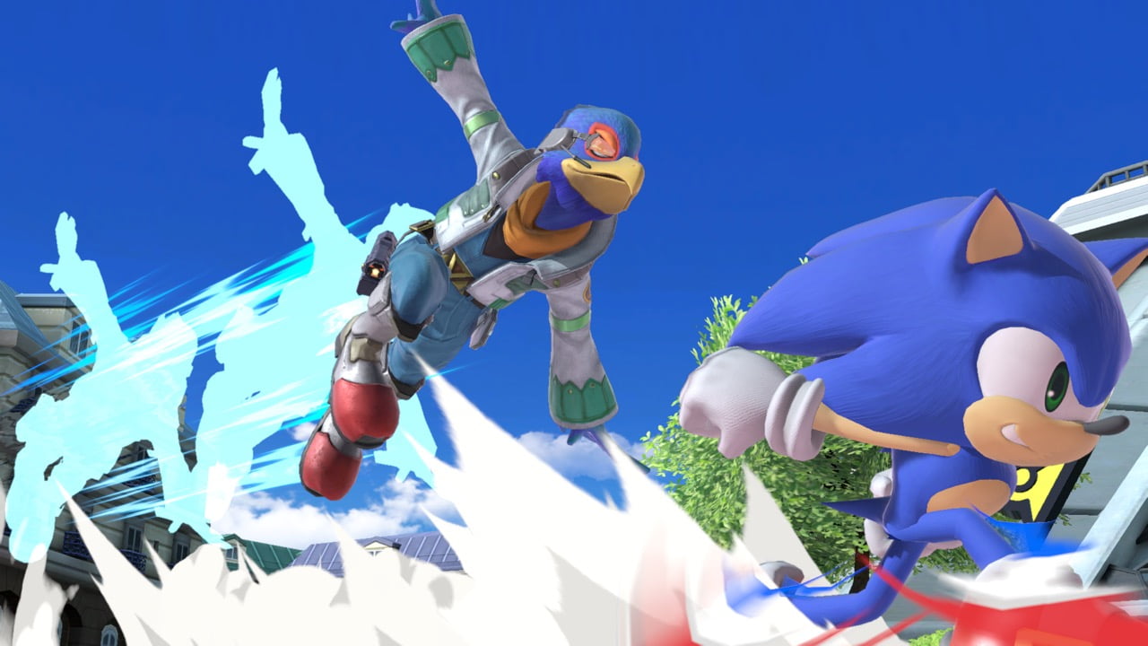 Screenshot de Falco en Super Smash Bros. Ultimate