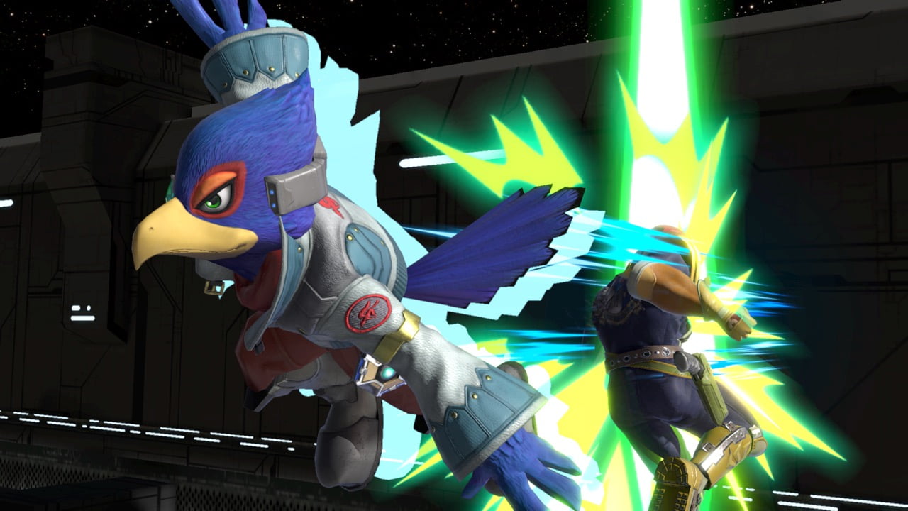 Screenshot de Falco en Super Smash Bros. Ultimate