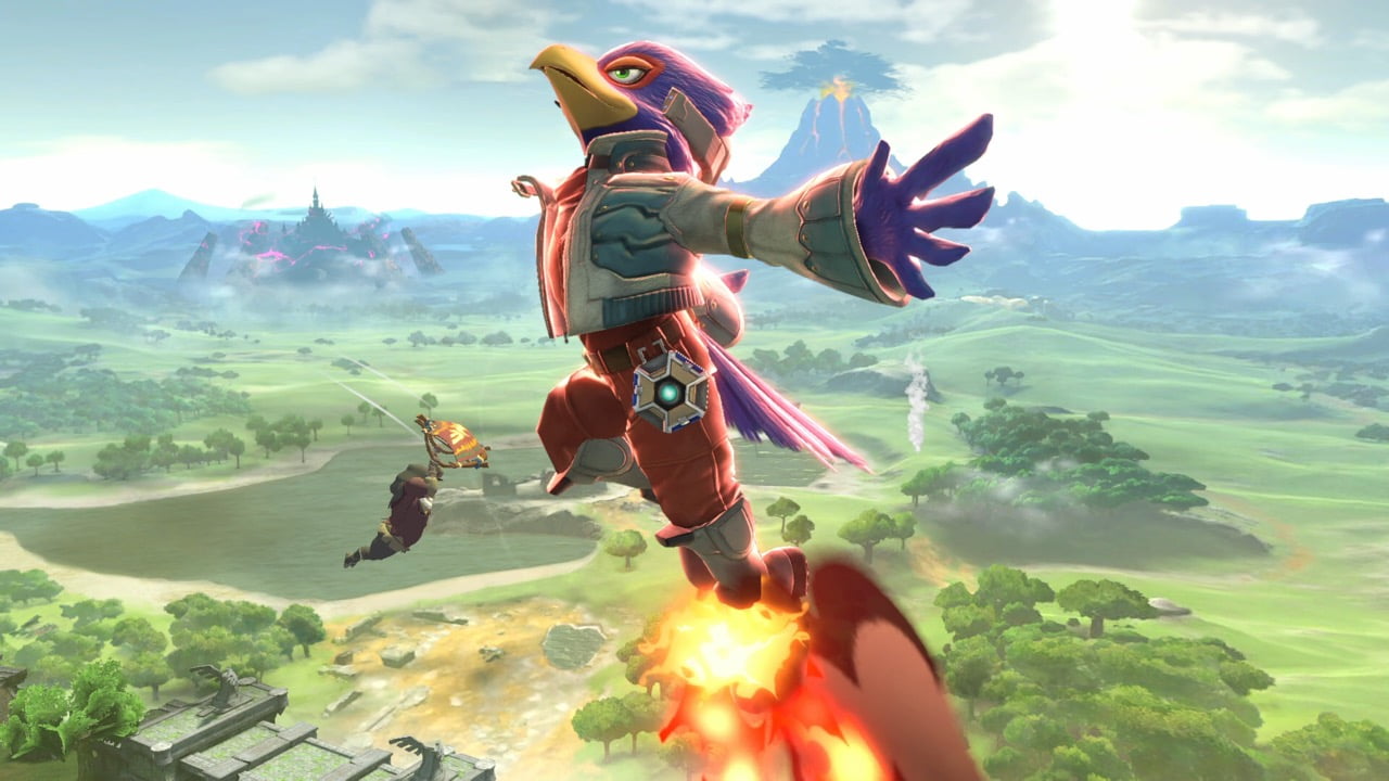 Screenshot de Falco en Super Smash Bros. Ultimate