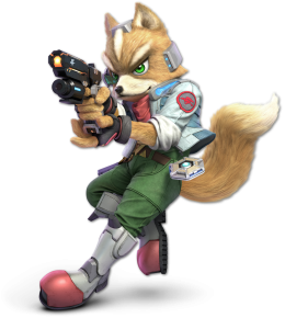 Screenshot de Fox en Super Smash Bros. Ultimate