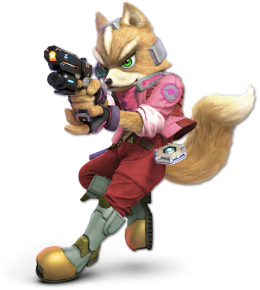 Screenshot de Fox en Super Smash Bros. Ultimate