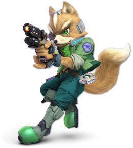 Screenshot de Fox en Super Smash Bros. Ultimate