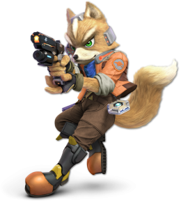 Screenshot de Fox en Super Smash Bros. Ultimate