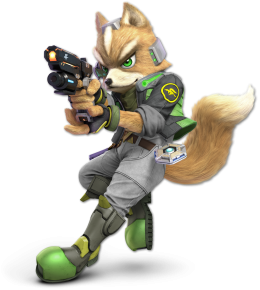 Screenshot de Fox en Super Smash Bros. Ultimate