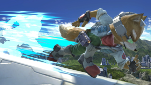 Screenshot de Fox en Super Smash Bros. Ultimate