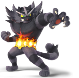 Screenshot de Incineroar en Super Smash Bros. Ultimate