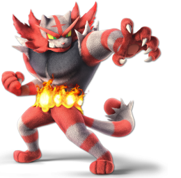 Screenshot de Incineroar en Super Smash Bros. Ultimate