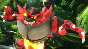 Screenshot de Incineroar en Super Smash Bros. Ultimate