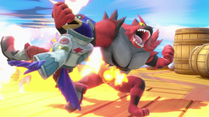 Screenshot de Incineroar en Super Smash Bros. Ultimate