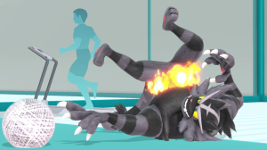 Screenshot de Incineroar en Super Smash Bros. Ultimate