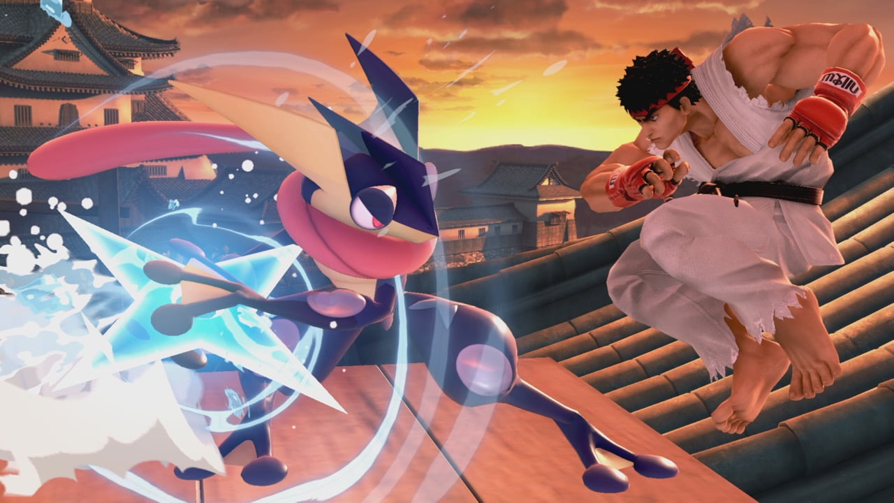 Screenshot de Greninja en Super Smash Bros. Ultimate