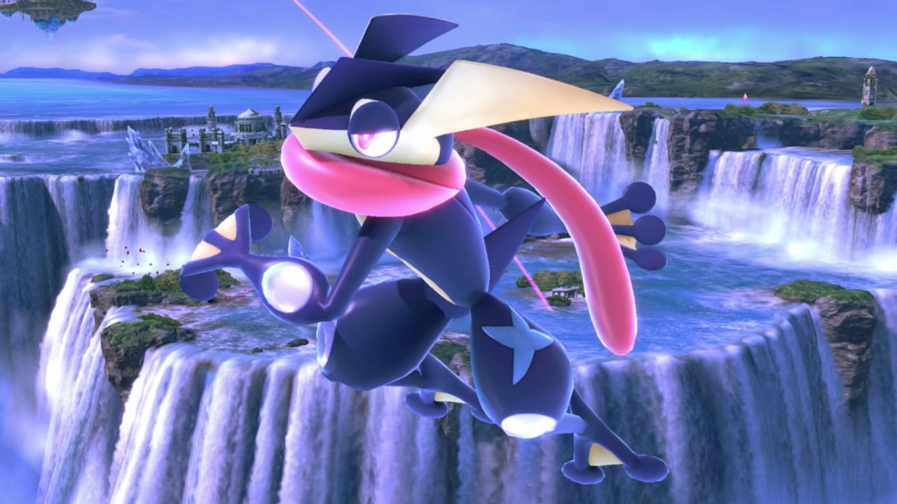 Screenshot de Greninja en Super Smash Bros. Ultimate