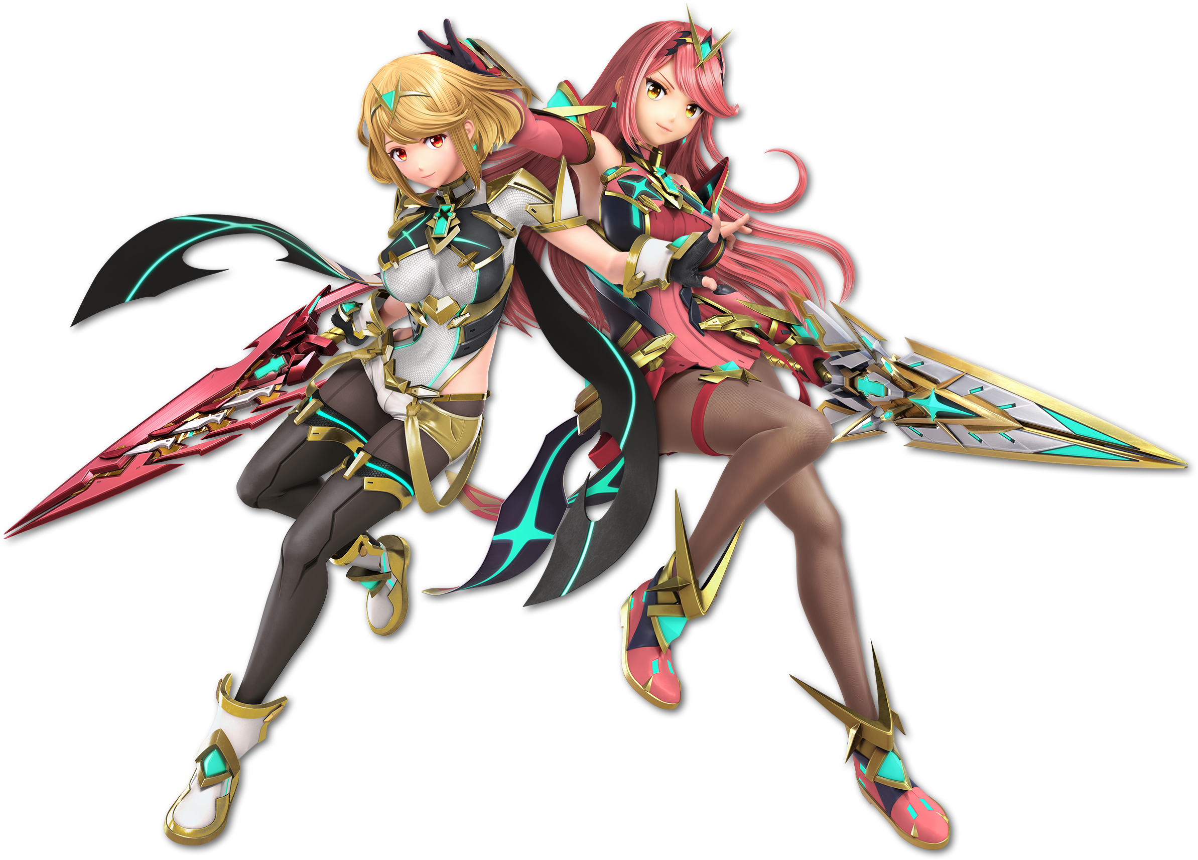 Screenshot de Pyra / Mythra en Super Smash Bros. Ultimate