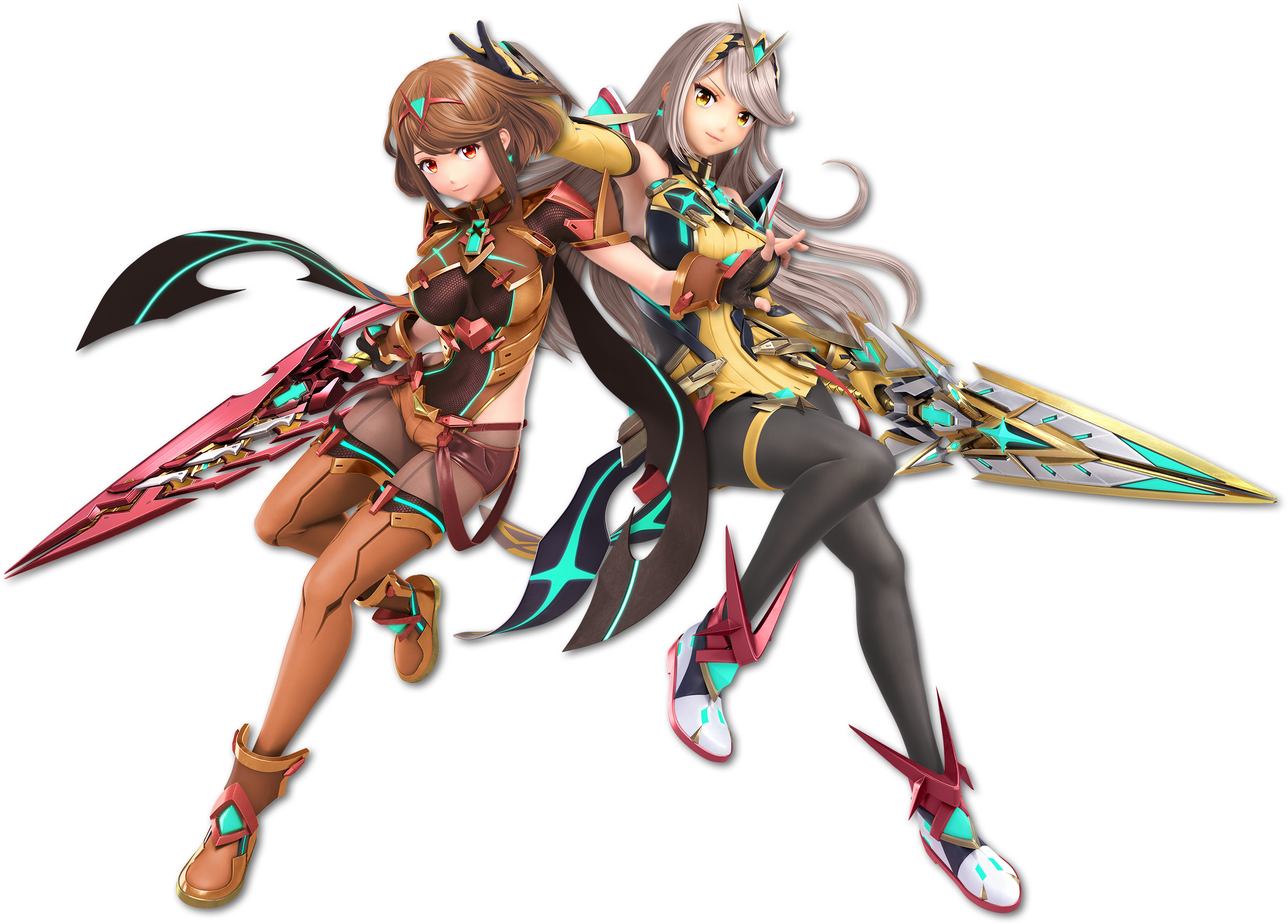 Screenshot de Pyra / Mythra en Super Smash Bros. Ultimate