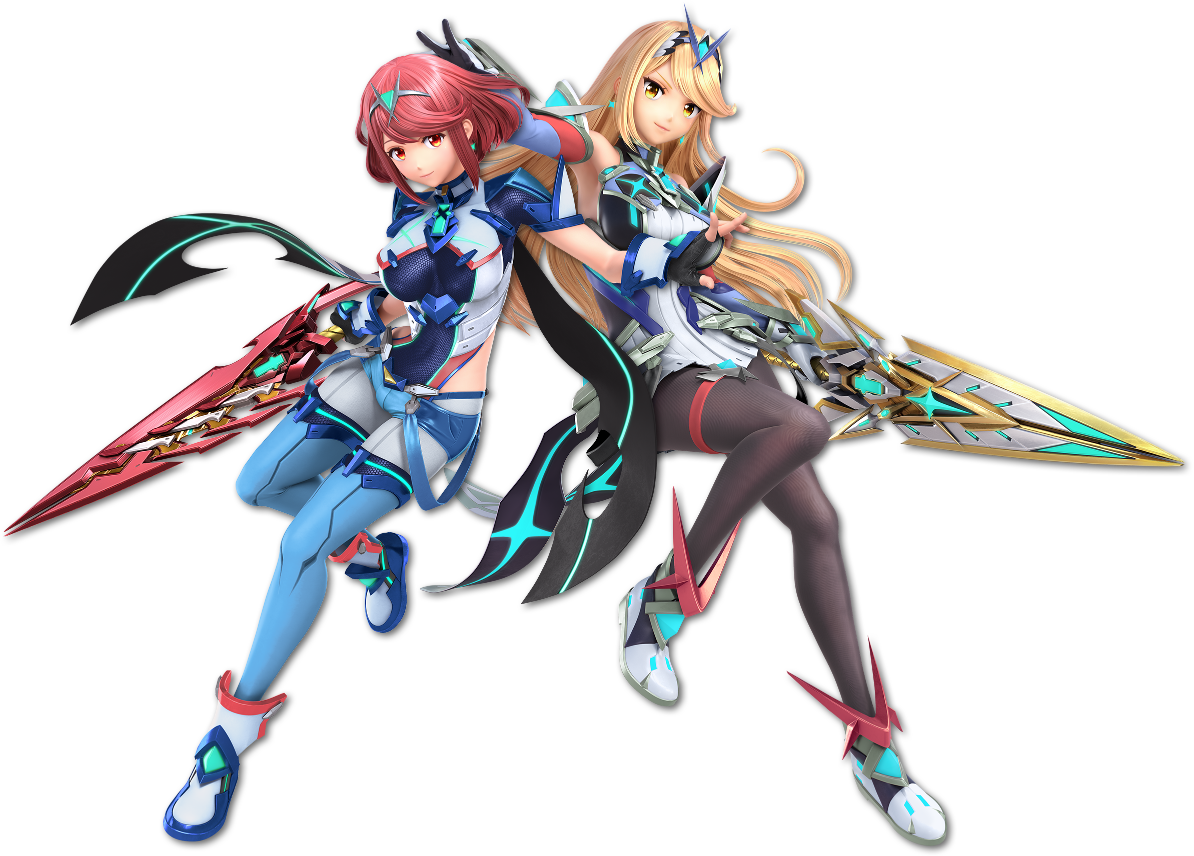 Screenshot de Pyra / Mythra en Super Smash Bros. Ultimate