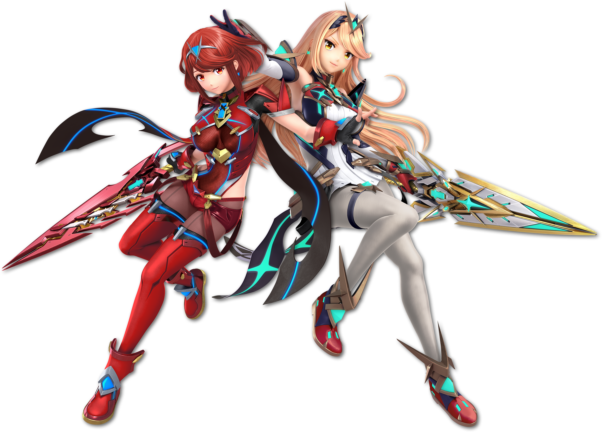 Screenshot de Pyra / Mythra en Super Smash Bros. Ultimate