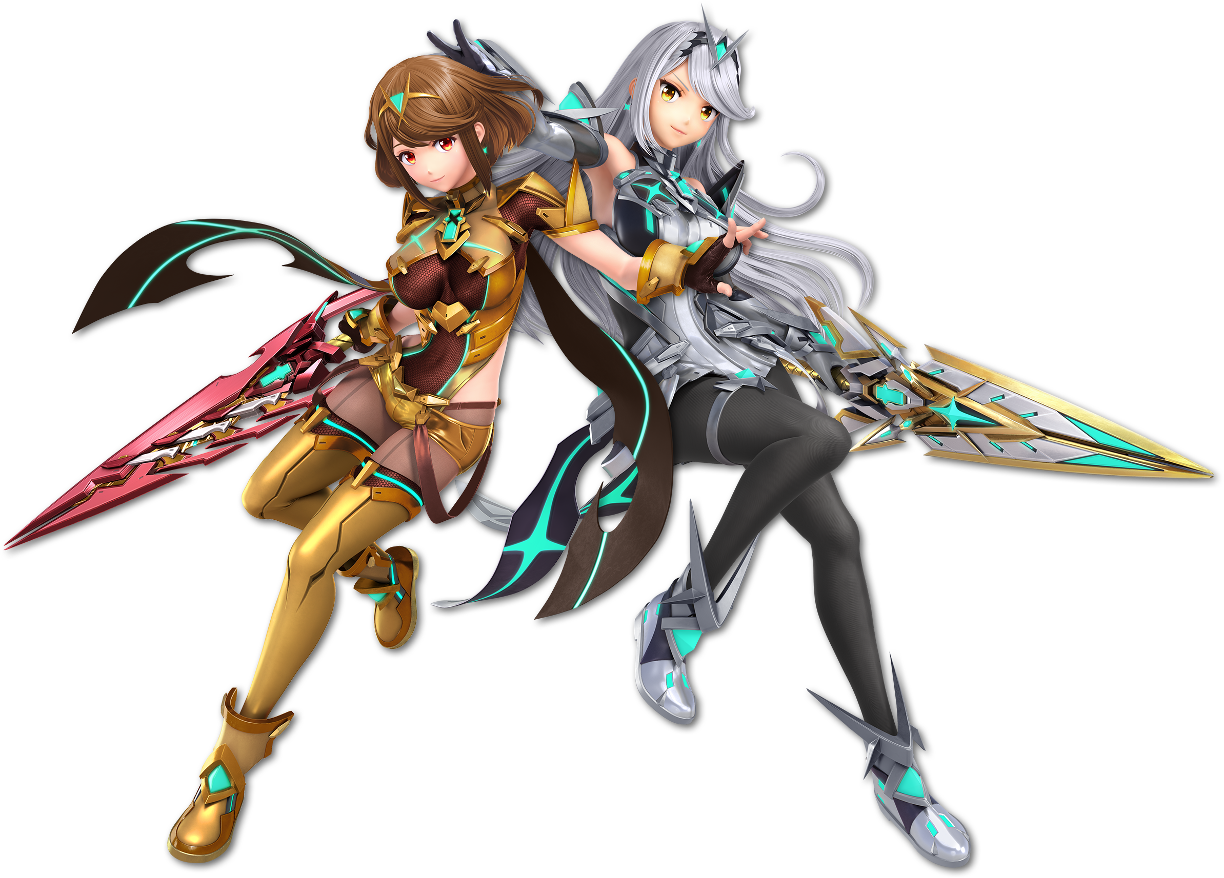 Screenshot de Pyra / Mythra en Super Smash Bros. Ultimate