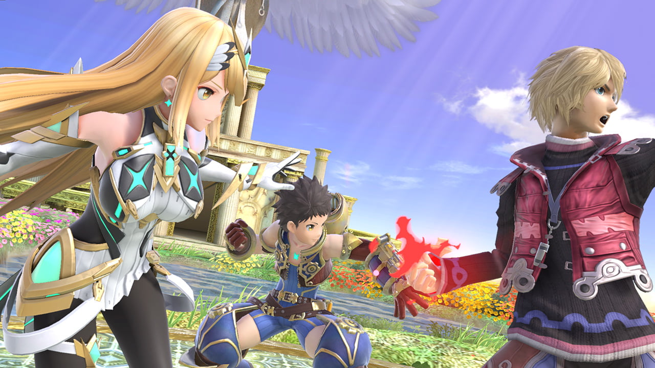 Screenshot de Pyra / Mythra en Super Smash Bros. Ultimate