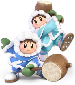 Screenshot de Ice Climbers en Super Smash Bros. Ultimate