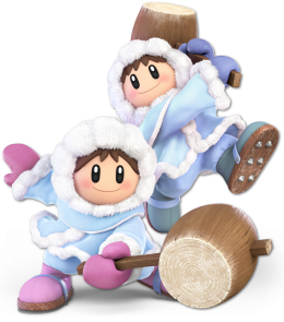Screenshot de Ice Climbers en Super Smash Bros. Ultimate