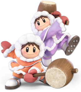Screenshot de Ice Climbers en Super Smash Bros. Ultimate
