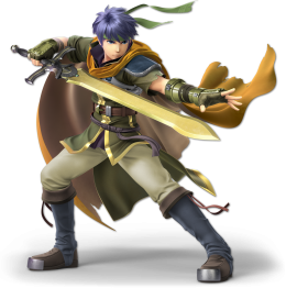 Screenshot de Ike en Super Smash Bros. Ultimate