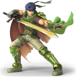 Screenshot de Ike en Super Smash Bros. Ultimate