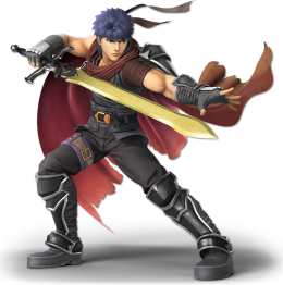Screenshot de Ike en Super Smash Bros. Ultimate