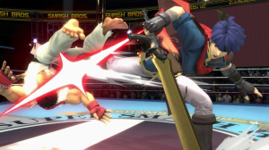 Screenshot de Ike en Super Smash Bros. Ultimate