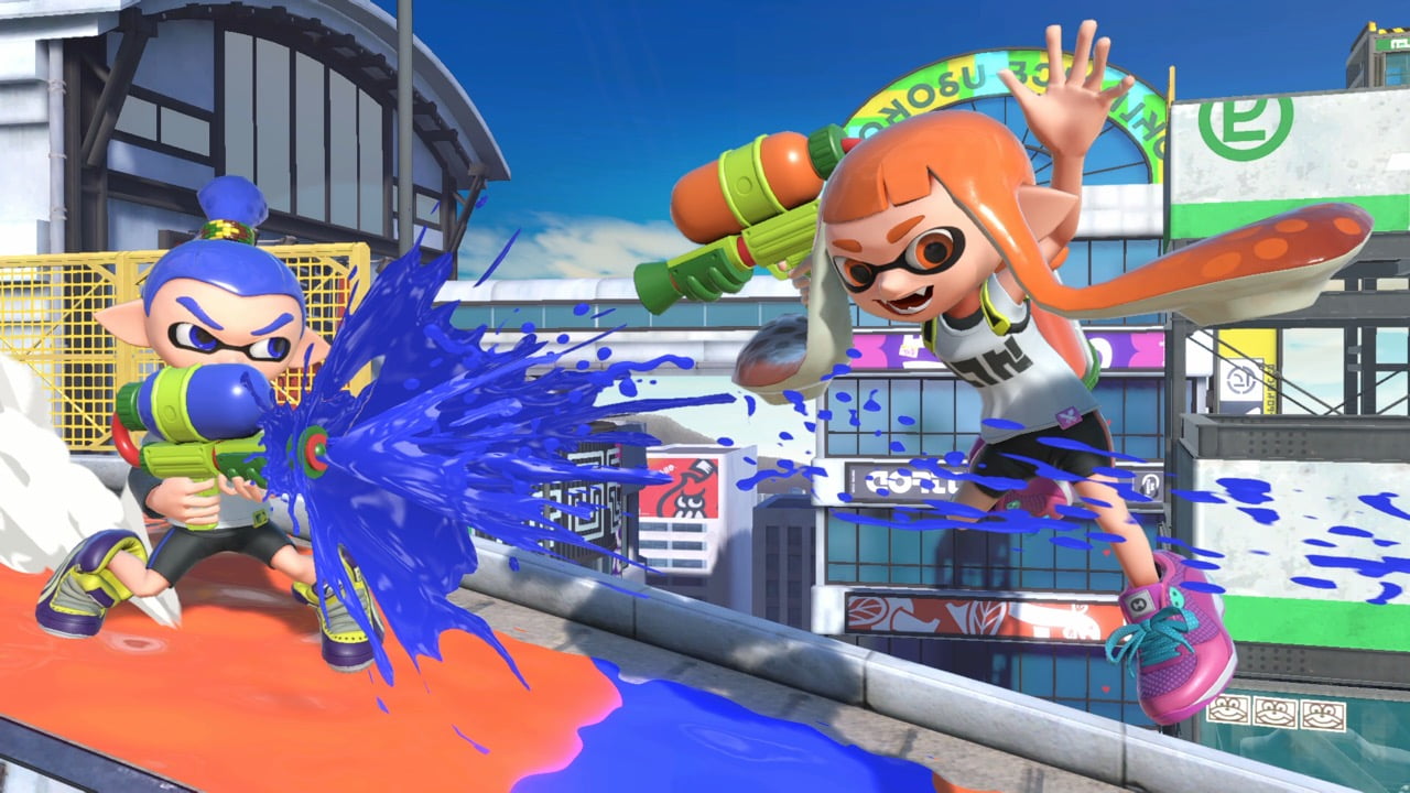 Screenshot de Inkling en Super Smash Bros. Ultimate