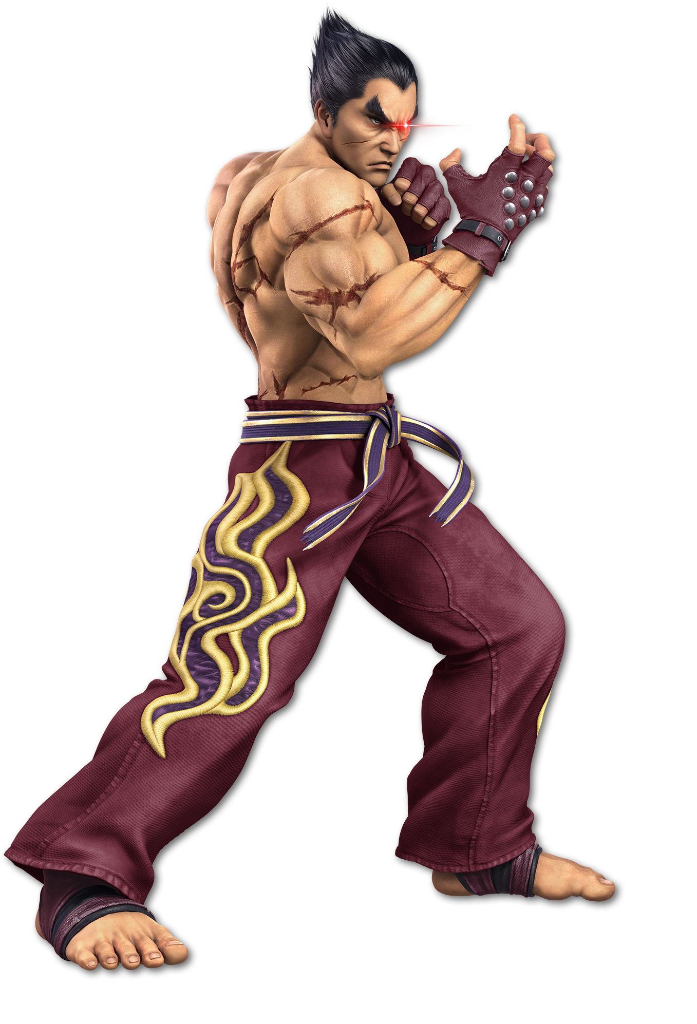 Screenshot de Kazuya en Super Smash Bros. Ultimate