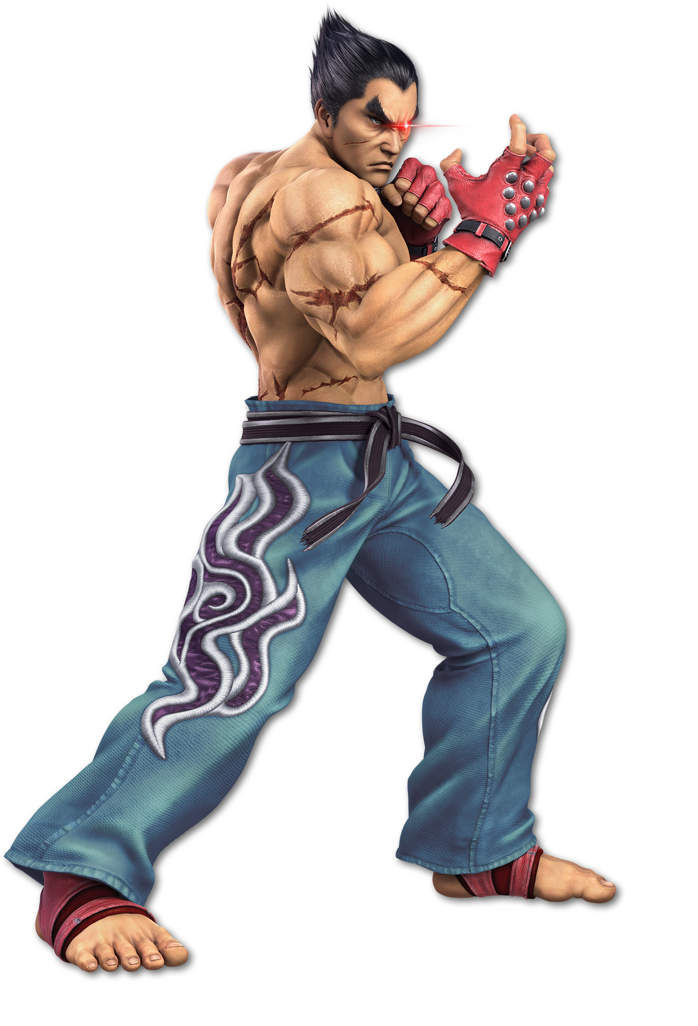 Screenshot de Kazuya en Super Smash Bros. Ultimate