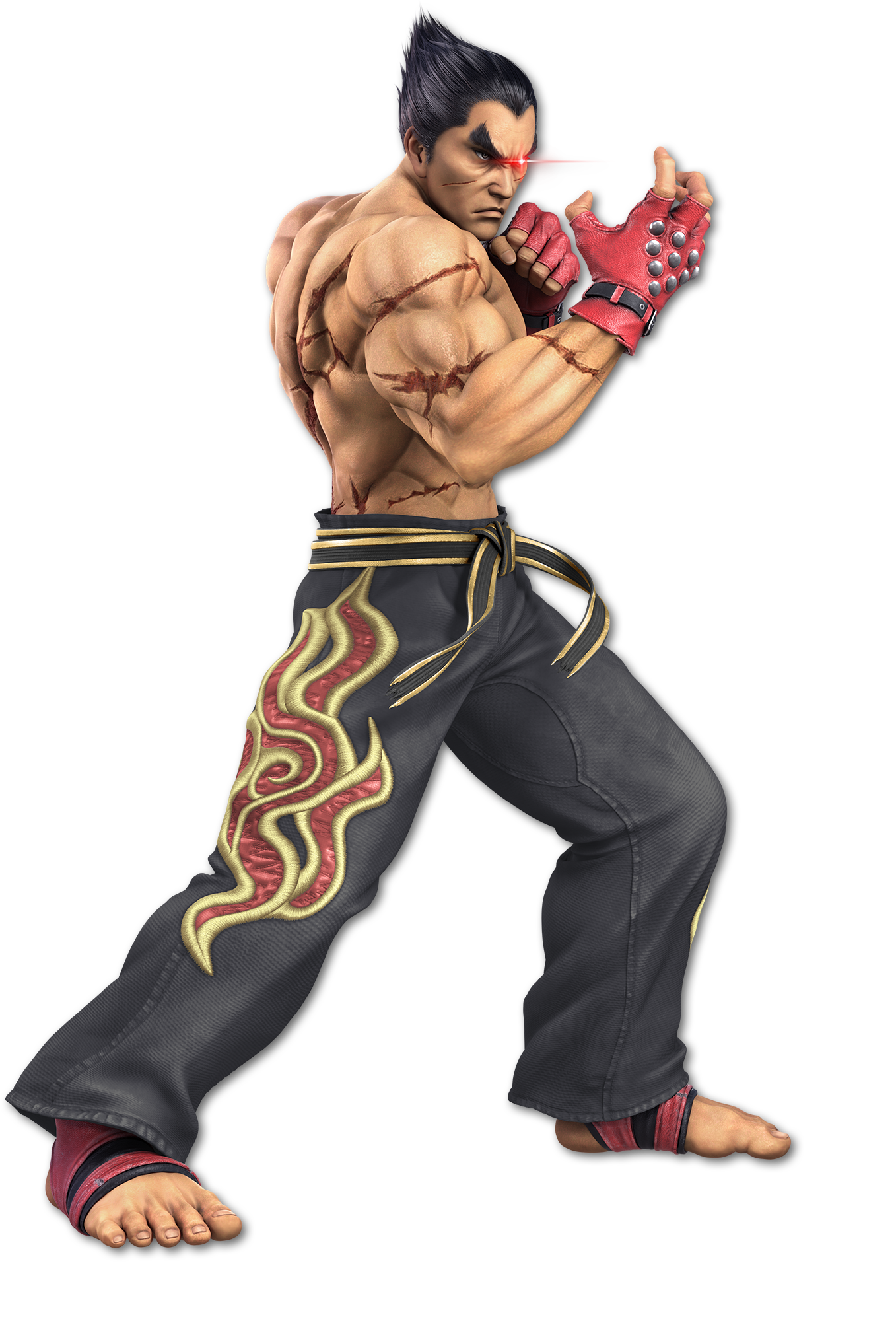Screenshot de Kazuya en Super Smash Bros. Ultimate