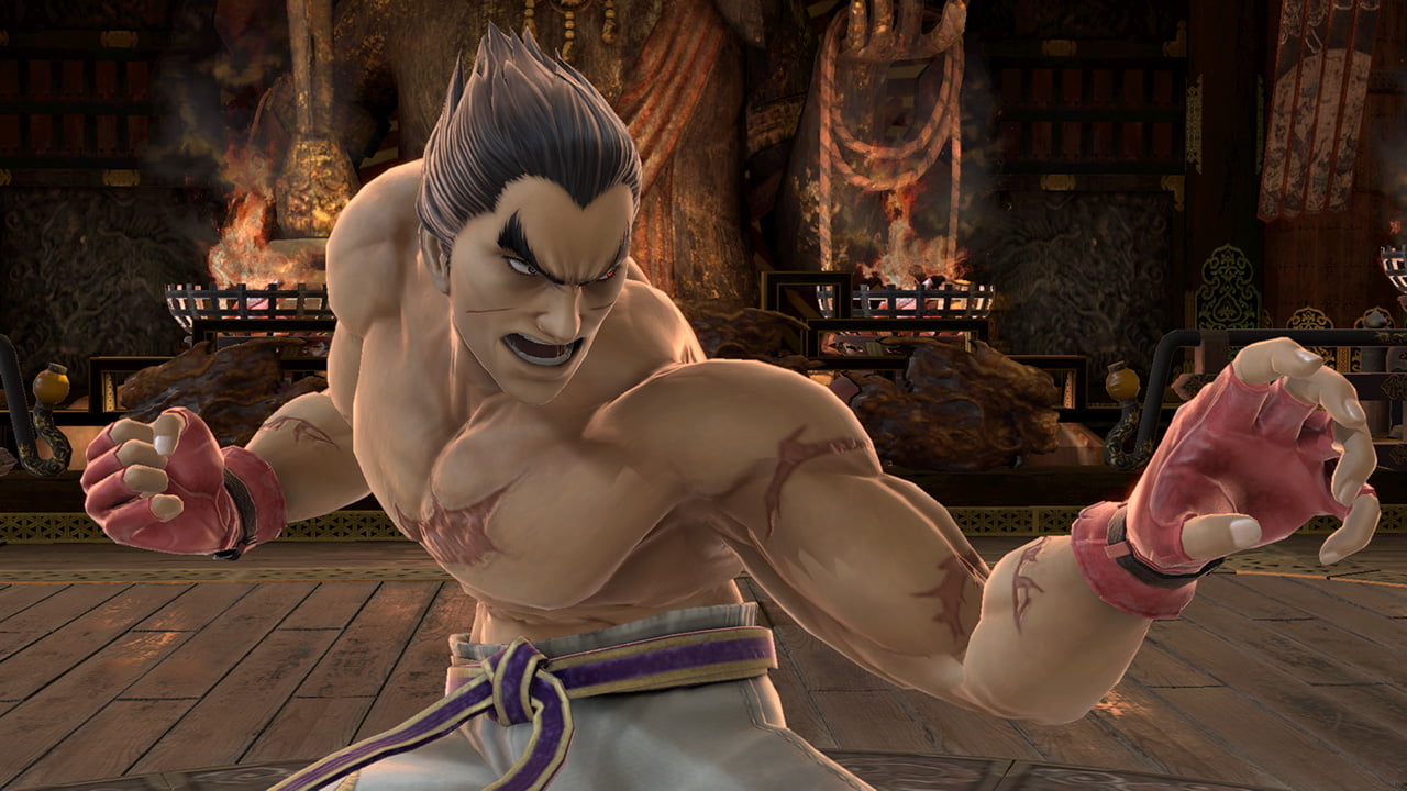 Screenshot de Kazuya en Super Smash Bros. Ultimate