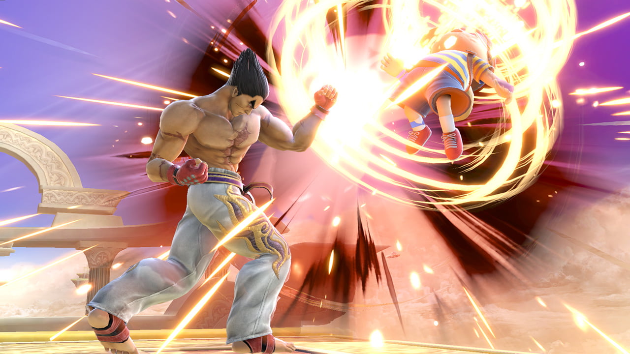 Screenshot de Kazuya en Super Smash Bros. Ultimate