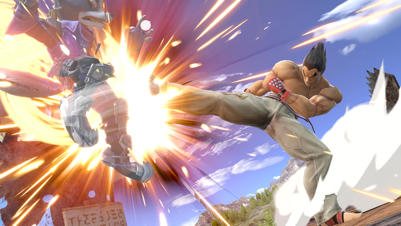 Screenshot de Kazuya en Super Smash Bros. Ultimate