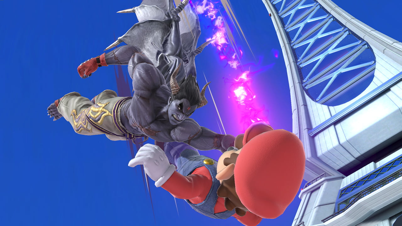 Screenshot de Kazuya en Super Smash Bros. Ultimate