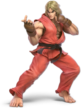 Screenshot de Ken en Super Smash Bros. Ultimate