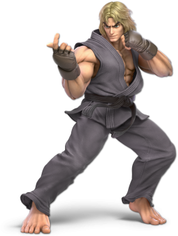 Screenshot de Ken en Super Smash Bros. Ultimate