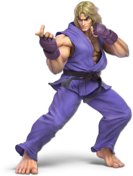 Screenshot de Ken en Super Smash Bros. Ultimate