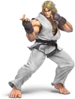 Screenshot de Ken en Super Smash Bros. Ultimate
