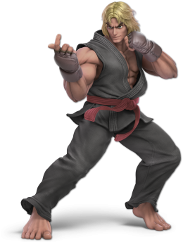 Screenshot de Ken en Super Smash Bros. Ultimate